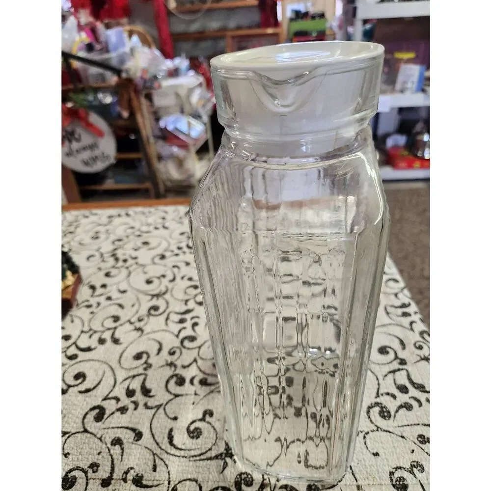 Vintage Glass Refrigerator Pitcher